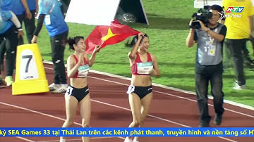 VIỆT NAM CHIẾM NGÔI ĐẦU 1500m NỮ | BẢN TIN 1% - SEA GAMES 33 | HTV THỂ THAO