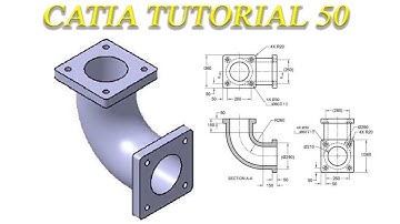 ✅💯✅ Catia Tutorial # 50 : Angle Flange | Advanced Modelling Tools