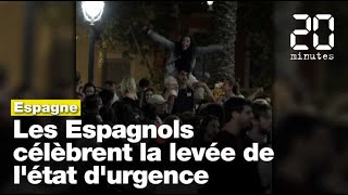 Coronavirus: Les Espagnols célèbrent la levée de l'état d'urgence