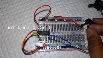 IC7408, 74HC08, 74ls08 Logical AND gate experiment with full video explanation - DLD 1