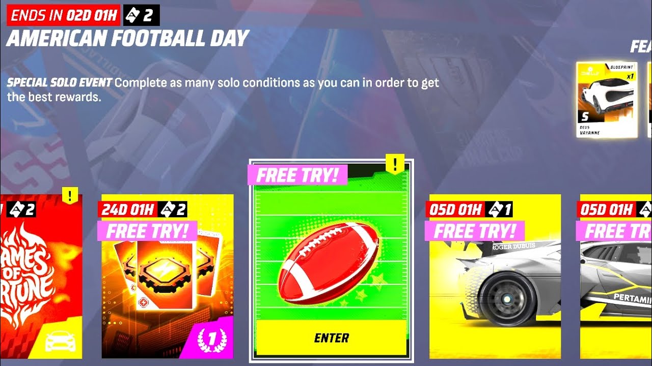 American Football Day | Asphalt Legend Unite 4k 