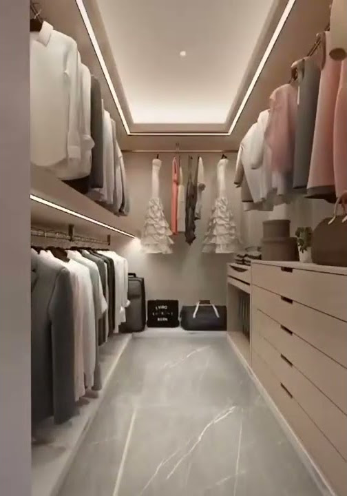 Walk in closet design