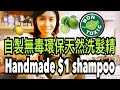 SirenTV Vlog自製動手做美金一元環保天然無毒洗髮精 $1 handmade natural lime shampoo | No plastic bottle waste| Non-toxic