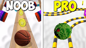 Noob VS Pro | Going Ball - Speedrun Gameplay Level 135