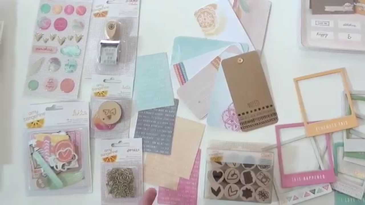 New Amy Tangerine Rise and Shine paper collection