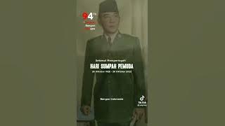 Teks Sumpah pemuda 2022 #bungkarno #viral #pemuda