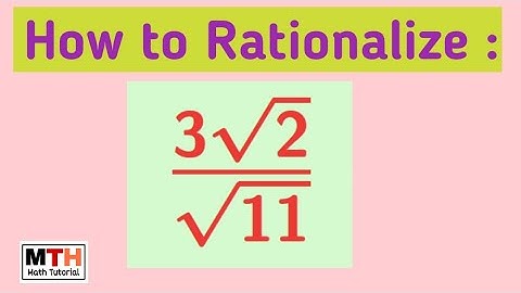 How to rationalise the denominator || surds || Math Tutorial