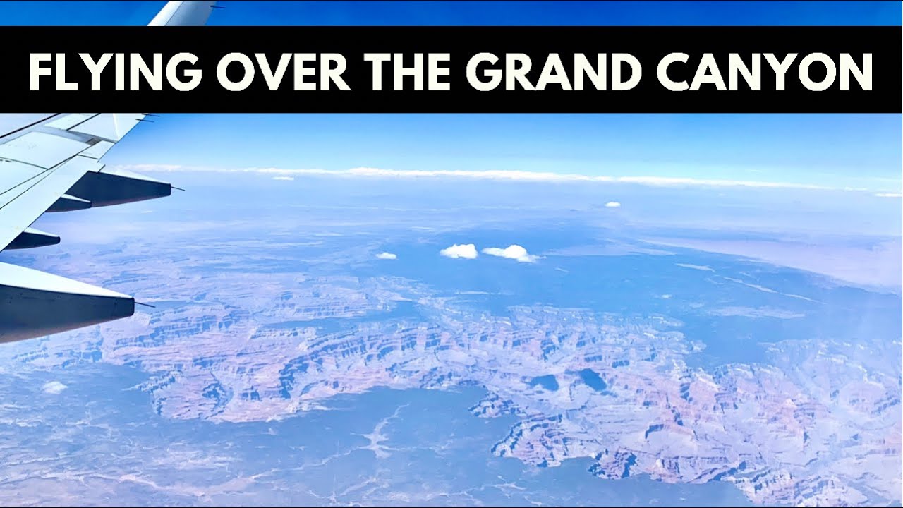 Flying Over the Grand Canyon -Aerial View