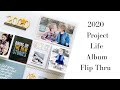 Completed 2020 Project Life Album Flip Through