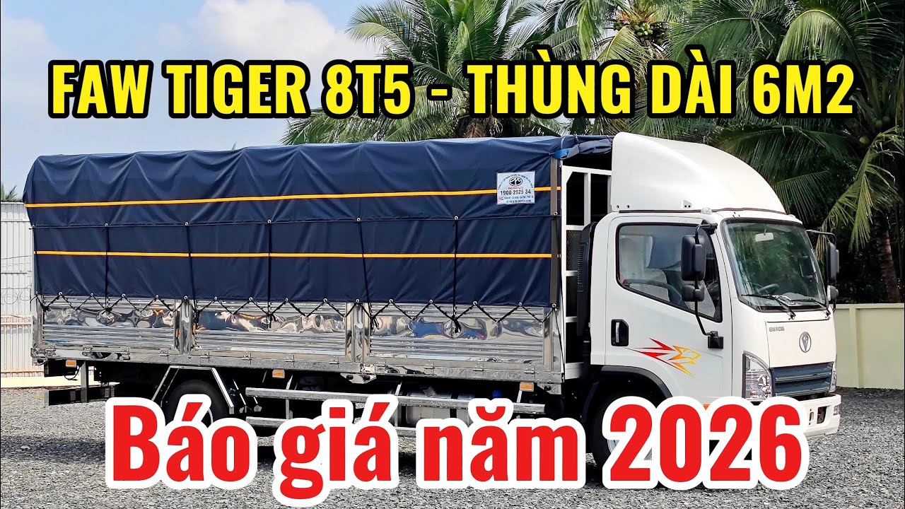Báo Giá Faw Tiger 8T5 Mới Nhất 2026 | 200tr Nhận Xe Thủ Tục Đơn Giản