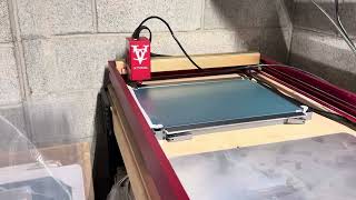 Xtool screen print with d1 pro extension - ugh!