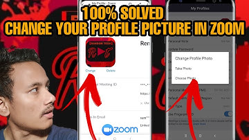 How to change profile picture on zoom cloud meeting app. || Change profile picture in zoom app fixed