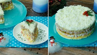 Кто на диете - проходим мимо! Салат ”Белоснежка” - сытный и чудесный перекус! | Appetitno.TV Кто на диете - проходим мимо! Салат ”Белоснежка” - сытный и чудесный перекус! | Appetitno.TV