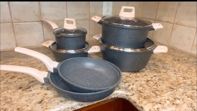 Carote Nonstick 10 PCS Pan Set Full Review PLUS COOKING DEMO! 