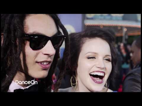 Lindsay Pearce & Samuel Larsen at Glee 3D Concert Movie Premiere - The Glee Project