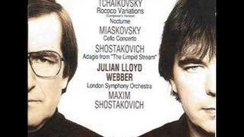English cellist Lloyd Webber plays Tchaikovsky Rococo Variations