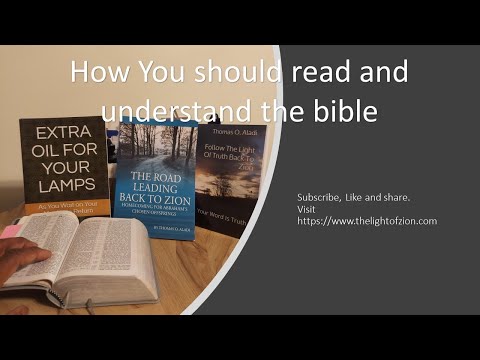 How you should read and understand the bible from Hebrews prophet's view point