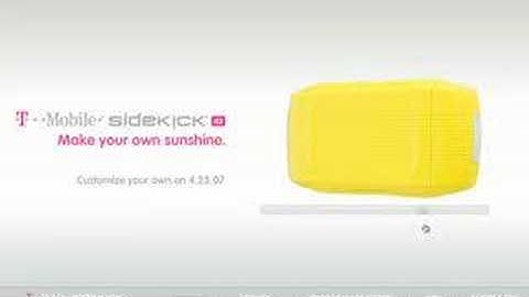 3-D interactive product rotation: T-Mobile Sidekick 360 tour