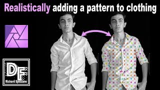 Adding a pattern to clothing. Affinity Photo Tutorial