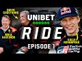 Unibet ride 1 wrc with kalle rovanper mika hkkinen and david coulthard