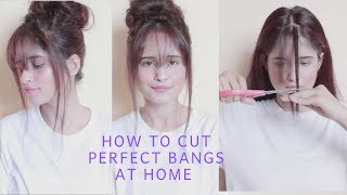 Hey fam, today's video is a most requested from so many of you :) in
video, i have shown guys ' how to cut perfect bangs or fringes at
home...