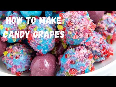 QUICK AND EASY CANDY GRAPES| BEGINNER FRIENDLY