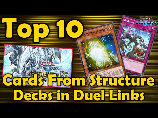 Top 10 Best Cards From Structure Decks in Duel Links - YouTube