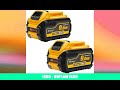 Powarobor Pack of 2 18V/54V 9,0Ah Ersatz Akku kompatibel mit DeWalt 18V und 54Volt Akkus