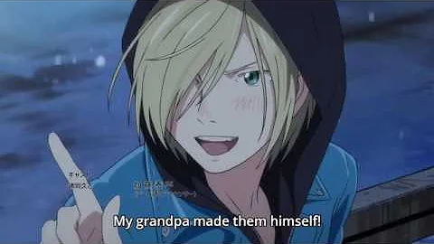 Yuri!!! on Ice Episode 9 - Yuri Plisetsky's first genuine smile