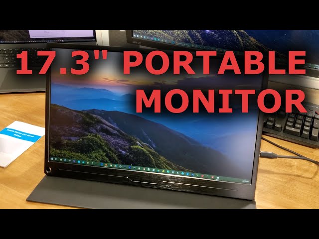 Quick Look at a Portable 17.3 IPS Monitor with USB-C, HDMI and