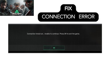 How to Fix "Connection Timed out unable to continue" in Delta Force Hawk Ops on PC