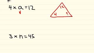 Relate Multiplication to Division