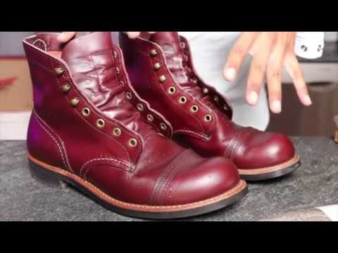 oxblood red wing boots