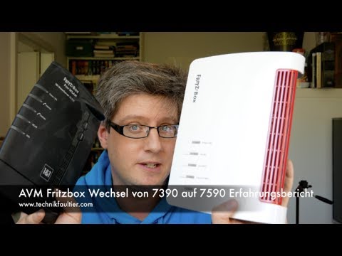 AVM Fritzbox Wechsel von 7390 auf 7590 Erfahrungsbericht