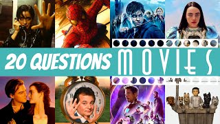 🎬 20 Questions | Movie Quiz 🎞