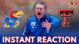 Kansas Jayhawks vs Texas Tech | Instant Reaction | College Basketball Highlights | NCAA Basketball