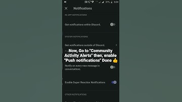 How to Enable Community 👥Push Notifications in Discord  Mobile #roduz #discord #how #howto #push