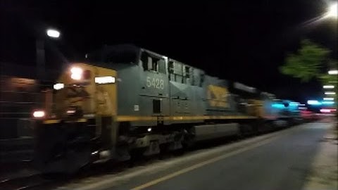 [CSXT]5428 GE ES40DC-29 GE AC44CW & 715 GE ES44AH Leads Q031-01 SB Through Fay NC SB