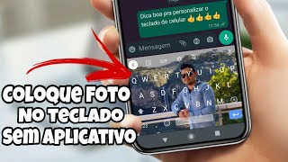 How to put a photo on your cell phone keyboard without an app