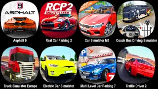 Asphalt 9,Real Car Parking 2,Car Simulator M5,Coach Bus Driving Simulator,Truck Simulator Europe screenshot 2