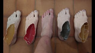 How (and why) to make a copy of your foot in plaster and wax with Alginate