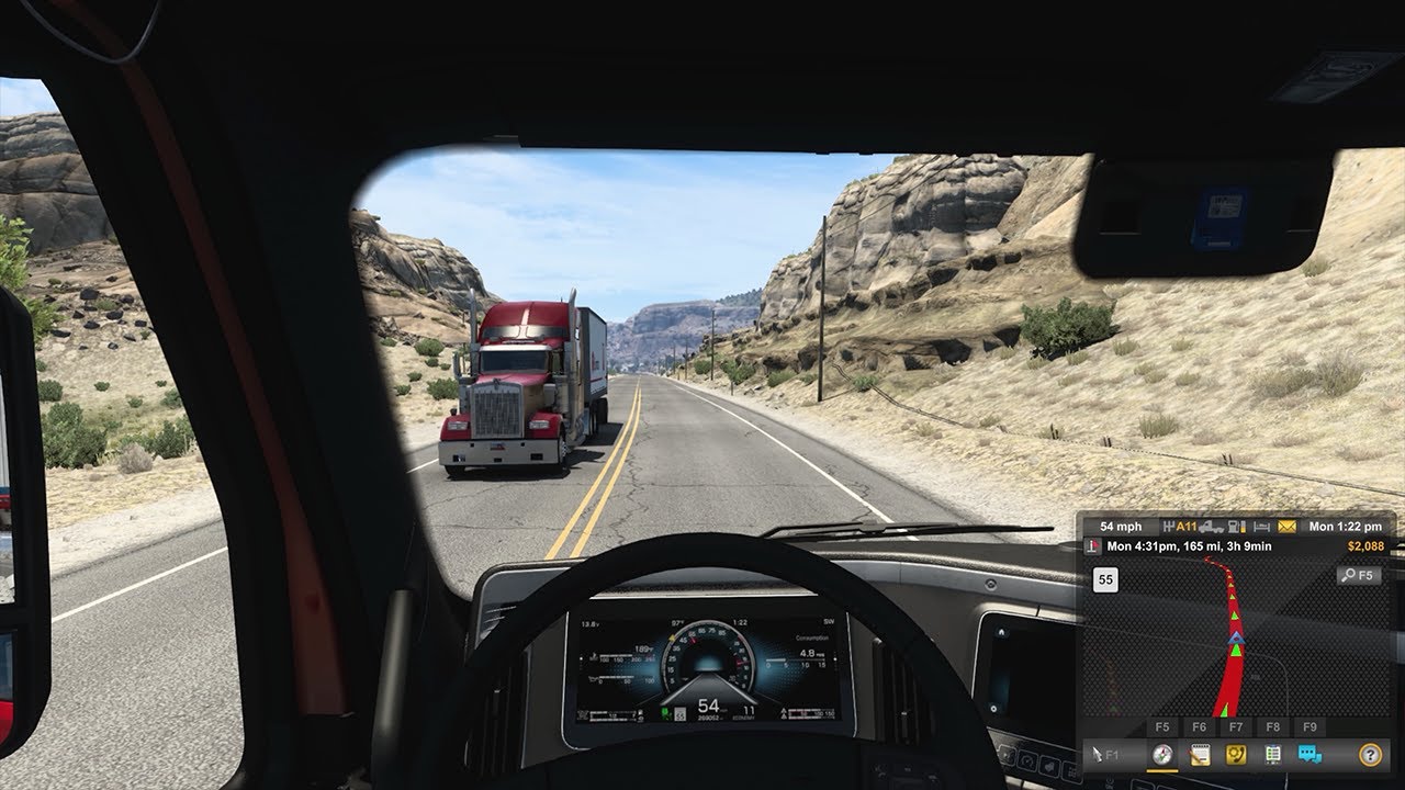 American Truck Simulator (PC) - Gameplay | No Commentary - YouTube