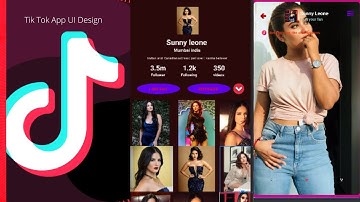 How to create Tik Tok app UI Design in android studio || android UI design tutorial - part 1