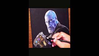 How to draw a picture of Thanos/Как нарисовать Таноса/Tanos rasmi qanday chiziladi