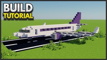 How To Build A PASSENGER PLANE in Minecraft!