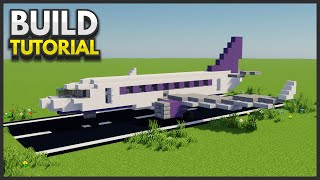 How To Build A PASSENGER PLANE in Minecraft!