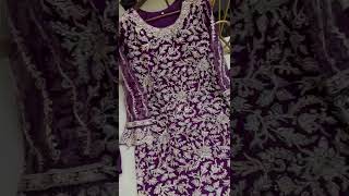 Pearls And Stones Work Long Shirt Emb Trouser Net DuptaRs-9650/-only3pcs Complete Small,Medium,Large