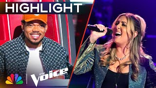 Alyssa Crosby Steps Up Singing &quot;I Guess That&#39;s Why They Call It the Blues&quot; | The Voice Knockouts