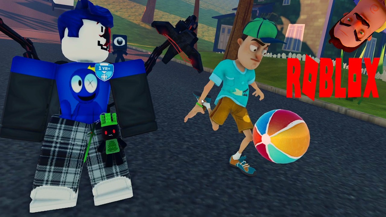 ПРИВЕТ СОСЕД В РОБЛОКС ПРОХОЖДЕНИЕ ИГРЫ HELLO NEIGHBOR В ROBLOX АКТ 1 И АКТ 2