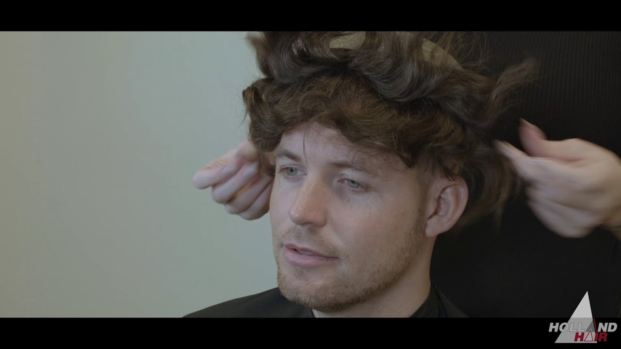 Hairsystem hairreplacement hairloss dun haar kale kruin inhammen mannenpruik  hollandhair amsterdam